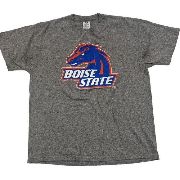 Vitnage Jerzees Boise State Broncos Tee T-shirt Adult Large‎ Gray - Picture 1 of 5
